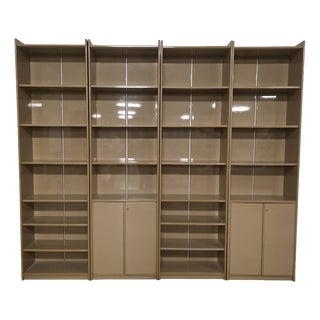 Olinto Bookcase by Kazuhide Takahamafor B&B Italia / C&B Italia, 1970s, Set of 4 For Sale
