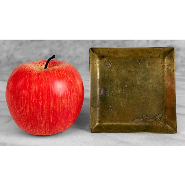 - Original 1920's German Arts & Crafts Brass Catchall - Designed by Georg Von Mandelssohn - Solid Brass with Wonderful...