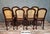 Louis XVI Style Cane Chairs in Mahogany, Set of 8 For Sale - Image 10 of 12