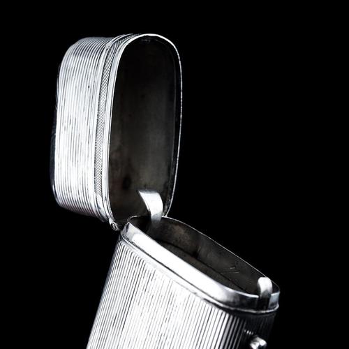 Antique Dutch Reeded Silver Cigar Cheroot Case, 19th Century For Sale - Image 6 of 18