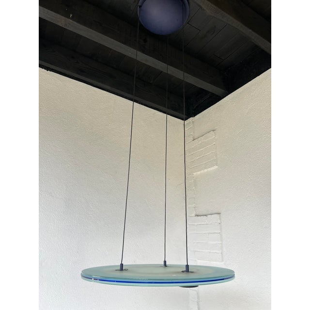 Aurora Pendant Light from Arteluce, 1980, in Good conditions. Designed 1980 to 1989 This piece has an attribution mark, I...