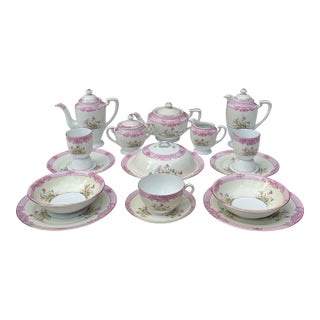 Noritake Antique Coffee and Tea Service Morimura Art Deco For Sale