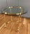 French Vintage French Style Brass and Glass Side Table For Sale - Image 3 of 9