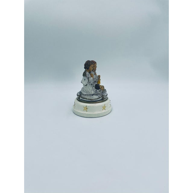 Goldenrod Christmas Music Box Figurine, Italy, 1975 For Sale - Image 8 of 9