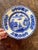 Antique Canton Export Blue and White Chinese Plate For Sale - Image 9 of 10