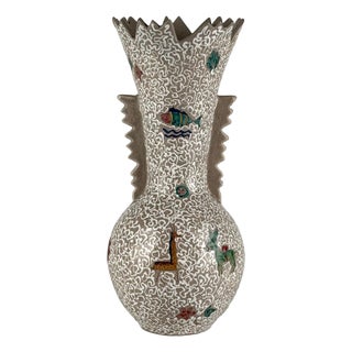 Decorative Ceramic Vase by G. Molaroni, 1960 For Sale