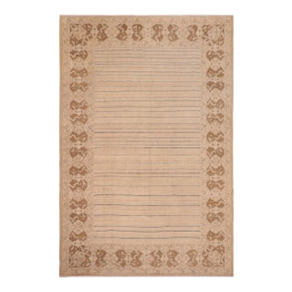 1980s Vintage Boho Chic Multi/Brown Wool Rug - 10'1" X 13'2" For Sale