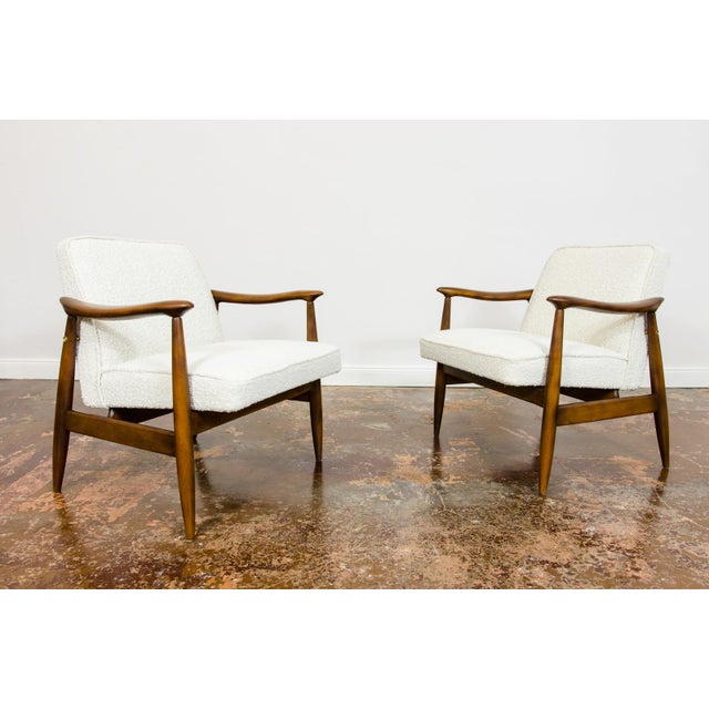 1960s Mid-Century Modern Lounge Chairs by Juliusz Kędziorek, Poland, 1960s, Set of 2 For Sale - Image 5 of 18