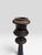 Vintage Wood and Gold Leaf Applications Tall Candleholders For Sale - Image 4 of 6