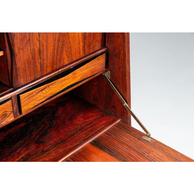 Secretaire in Santos Rosewood by Erling Torvits for Klim Mobelfabrik, Denmark, 1960 For Sale - Image 15 of 18