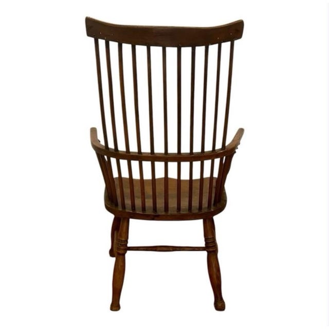 Antique English Windsor Chair, 1820 For Sale - Image 4 of 9