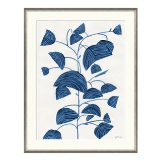 Striped Fern Framed Art Print by Susan Hable For Sale