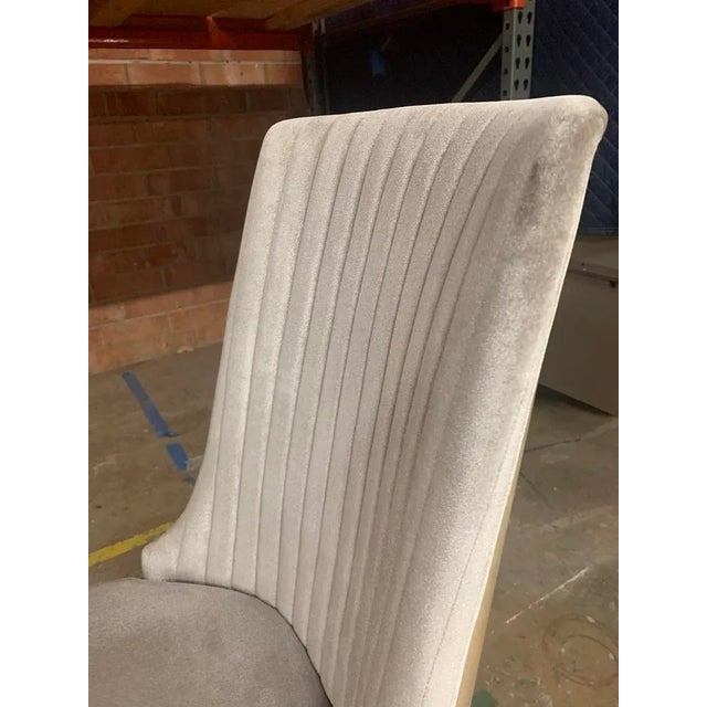 Wood Caracole Modern Upholstered Side Dining Chairs, Line Me Up, Set of 2 For Sale - Image 7 of 7