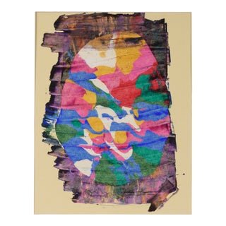 The Circle - Original Abstract on Paper by Dave Frances For Sale