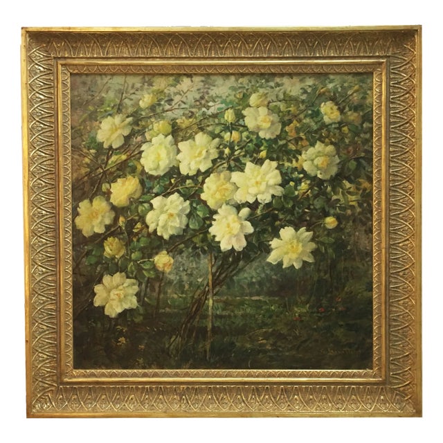 Still Life of Flowers, Italian School, Italy, Oil on Canvas, Framed For Sale