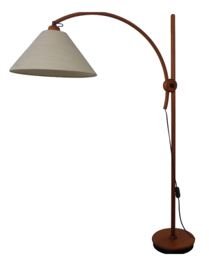 Adjustable Teak Floor Lamp from Domus, Germany, 1970s