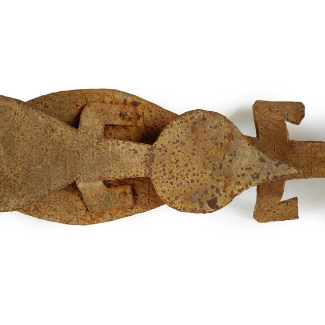 Mid 20th Century Vintage Lobi Tribal Iron Lizard Burkina Faso For Sale - Image 5 of 7