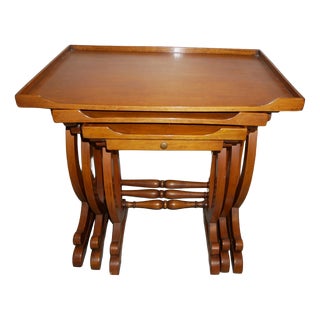 Vintage Nesting Tables, 1980s, Set of 3 For Sale