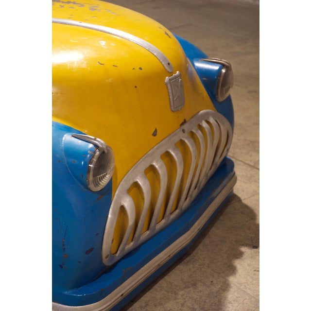 Yellow and Blue Merry-Go-Round Car, 1952 For Sale - Image 12 of 15