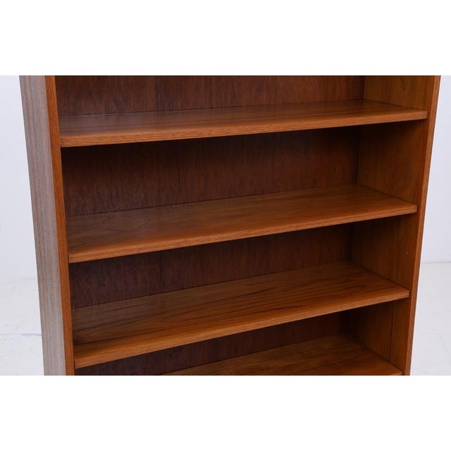 Wood Mid-Century Danish Teak Bookcase For Sale - Image 7 of 12