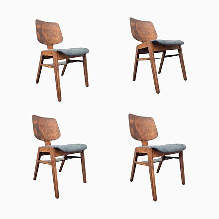 Midcentury Modern Dining Chairs by Cees Braakman for Raak, 1960s For Sale - Image 17 of 17