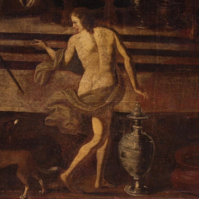 Italian Artist, Herod's Banquet, 1650, Oil on Canvas For Sale - Image 13 of 16