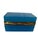 French French Blue Opaline Rectangular Box For Sale - Image 3 of 5