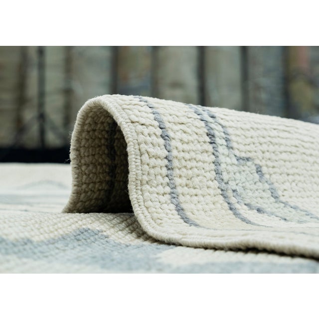 Textile Turkish Oushak Rug 12'6" x 14'7" #18099 For Sale - Image 7 of 8