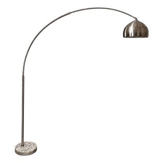 Mid 20th Century Achille and Pier Giacomo Castiglioni–Inspired Arched Floor Lamp For Sale