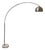 Mid 20th Century Achille and Pier Giacomo Castiglioni–Inspired Arched Floor Lamp For Sale