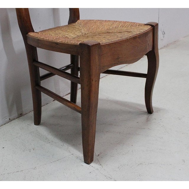 Brown Louis Philippe Children's Chair in Cherry For Sale - Image 8 of 15