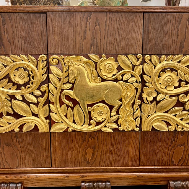 Art Deco 1930s Fine Art Deco Sideboard Designed by Christian Krass For Sale - Image 3 of 18