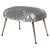 Mid-Century Black and White Geometric Footstool, Italy, 1950 For Sale - Image 9 of 9
