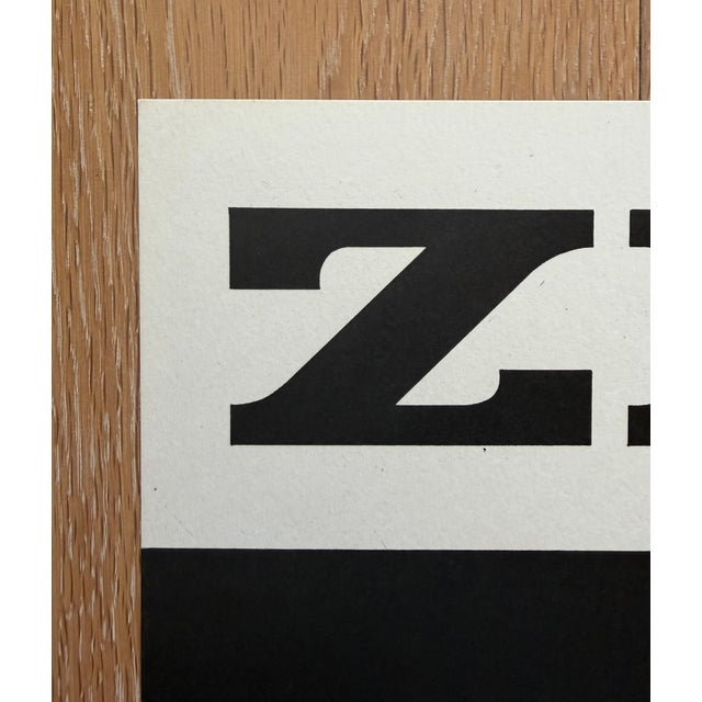 Hans Joachim Zeidler (Born 1935), Galerie Für Graphikfreunde Frankfurt, Exhibition Poster, Printed in German For Sale - Image 6 of 13
