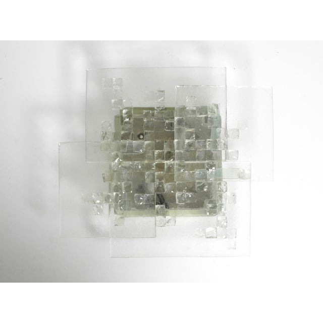 Mid-Century Modern Murano Glass Wall Lamp by Albano Poli for Poliarte, Italy, 1970s For Sale - Image 3 of 18