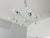 Antique White White Sputnik Chandelier, Clear Glass Globe Pendant Light, 8-Light Minimalist Ceiling Fixture For Sale - Image 8 of 10