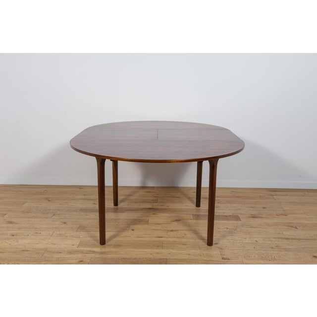Mid-Century Round Rosewood Extendable Dining Table from McIntosh, United Kingdom, 1960s For Sale - Image 10 of 17