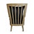 2020s Wingback Navy Velvet Arm Chair For Sale - Image 5 of 7