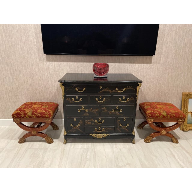 Benches Ottoman Set of Two For Sale - Image 9 of 13