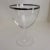 Transitional Platinum Rim Wine Glasses 1940s West Germany - Set of 4 For Sale - Image 3 of 13