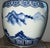 Antique Blue and White Porcelain Hibachi (Charcoal Brazier) Circa 1880-1905 For Sale - Image 13 of 15