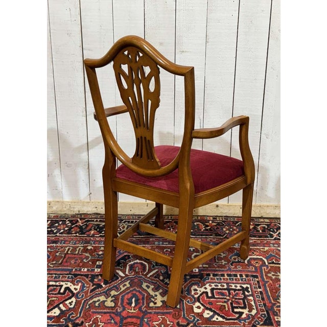 English Regency Beechwood Armchairs, 1970s, Set of 12 For Sale - Image 15 of 18