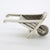 1980s Vintage Italian Handmade Genuine Silver Wheelbarrow Dollhouse Miniature by Raspini Gioielli, 1980s For Sale - Image 5 of 11