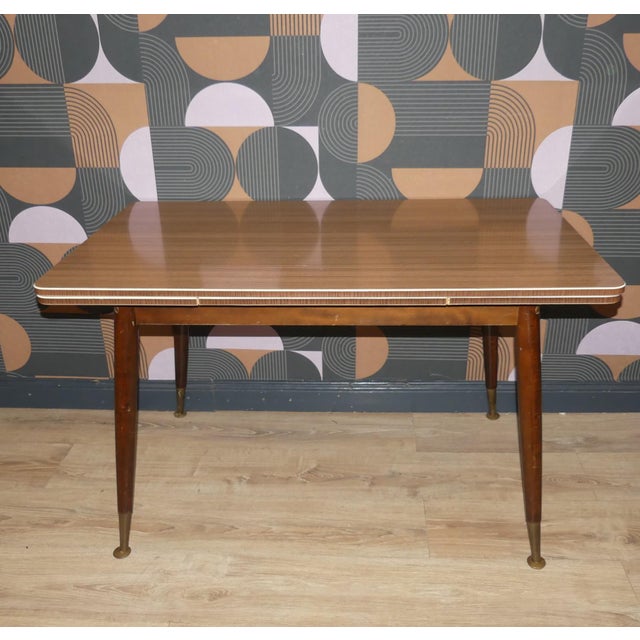1960s Vintage Extendable Coffee Table with Crank, 1960s For Sale - Image 5 of 11