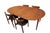 Brown Round Teak Dining Table with Two Extension Leaves from Svend Aage Madsen, 1960s For Sale - Image 8 of 18