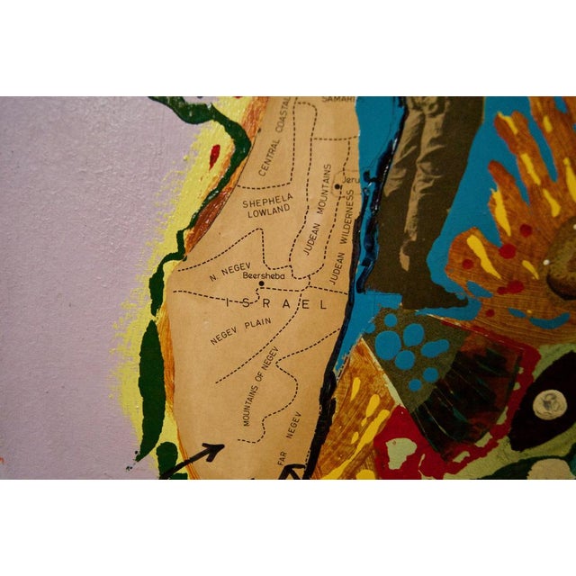 Wood Deuteronomy, Late 20th-Century, Abstract Mixed Media on Wood by George De Goya, 1976 For Sale - Image 7 of 11