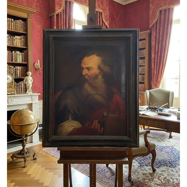 A Collectible Baroque Masterpiece Discover a work of extraordinary charm, a 17th-century oil on canvas depicting the...