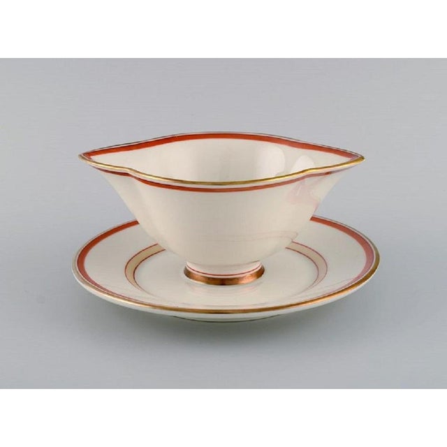 The Spanish Pattern Bowl and Sauce Boat by Christian Joachim for Royal Copenhagen, Set of 2 For Sale - Image 3 of 7