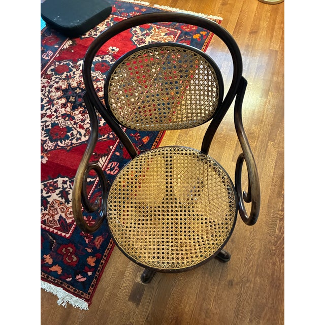 1930s Bentwood Office Chair For Sale - Image 4 of 5