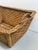 Wonderful, large antique rectangular basket with handles and wood supports on the bottom. Excellent, sturdy condition with...